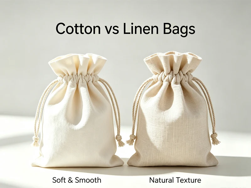 Cotton vs Linen Drawstring Pouches: Which Natural Fabric Fits Your Brand?