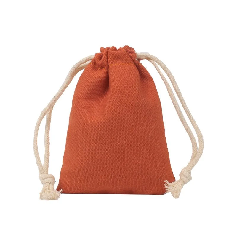 Cream cotton envelope pouch tied with ribbon