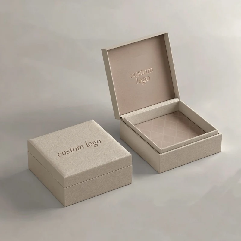 Black magnetic gift box with printed ribbon
